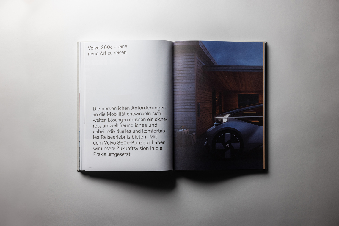 Ausschnitt aus dem Volvo-Buch: «Volvo 360c – eine neue Art zu reisen»